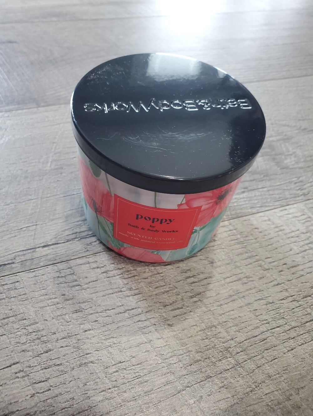 Bath And Body Works Poppy 3 Wick Candle